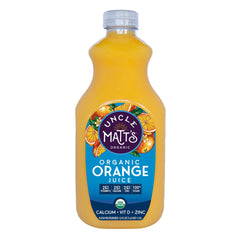 Organic Orange Juice with Calcium - 52oz (4 Bottles)