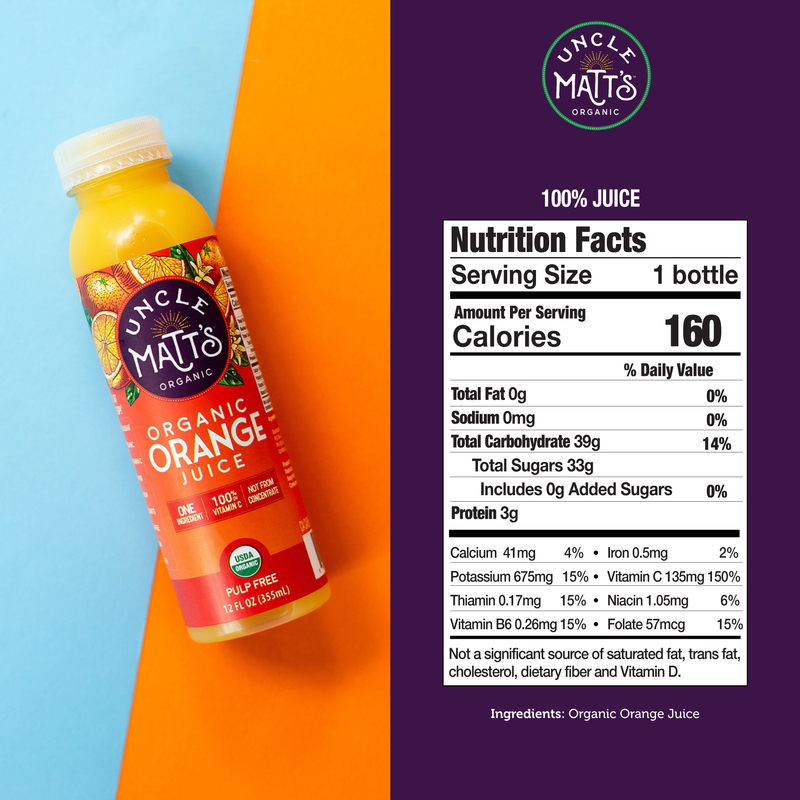 Tropicana Large Orange Juice Calories Tropicana 100% Juice, Orange