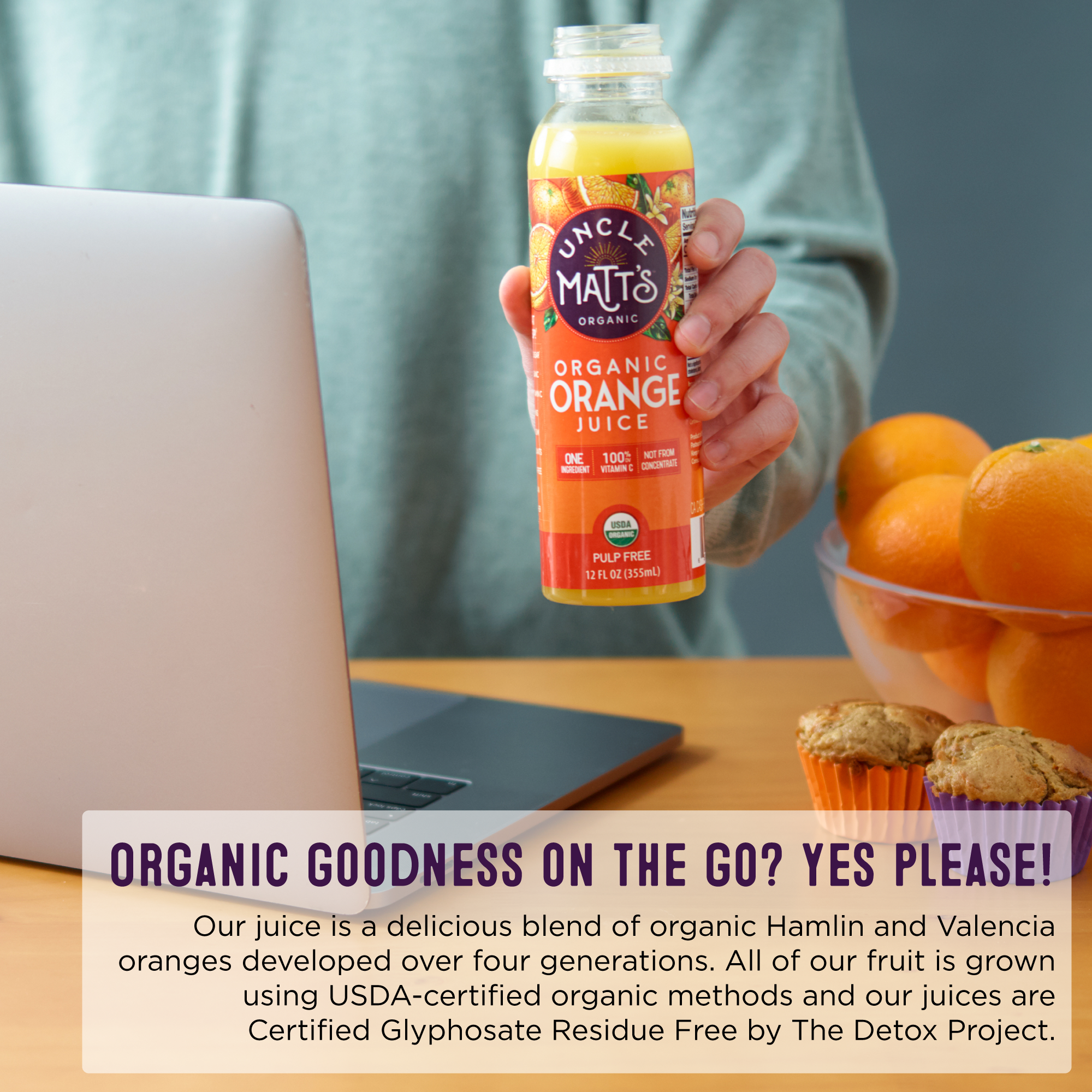 12 oz orange shop juice