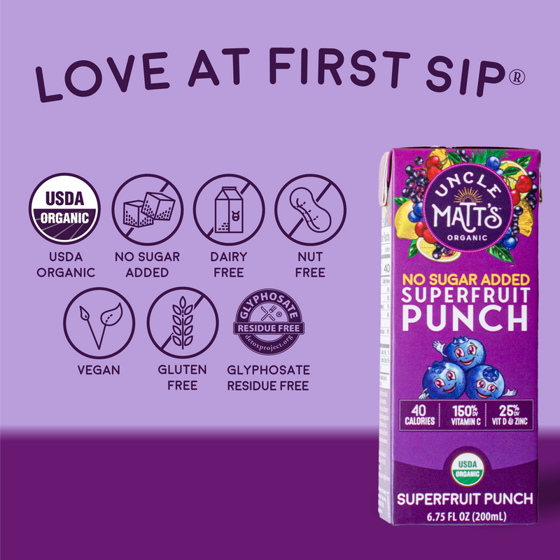 Superfruit Punch Juice Boxes (6.75oz Pack of 32)