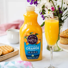 Organic Orange Juice with Calcium - 52oz (4 Bottles)