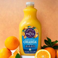 Organic Orange Juice with Calcium - 52oz (4 Bottles)