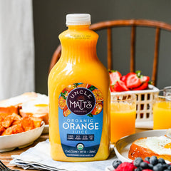 Organic Orange Juice with Calcium - 52oz (4 Bottles)