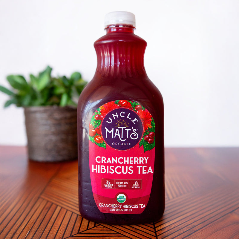 Organic Crancherry Hibiscus Tea (4 Bottles)