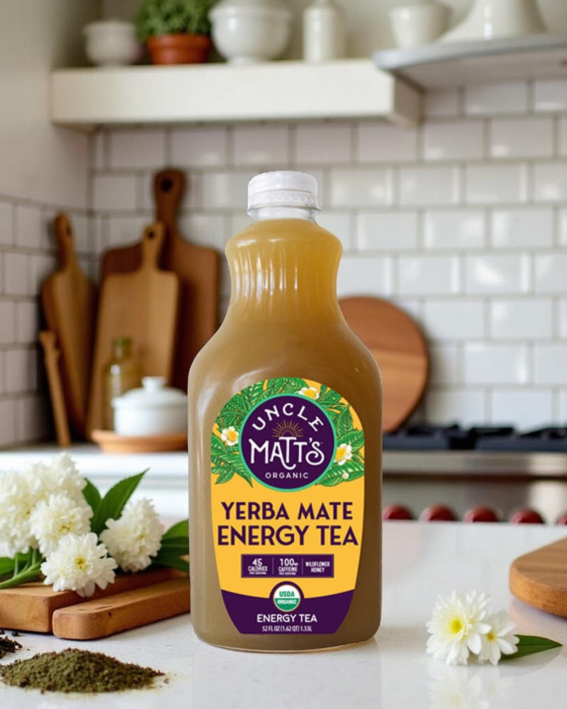 Organic Yerba Maté Energy Tea (4 Bottles)