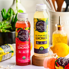 12oz Organic No Sugar Added Lemonade Mixed Pack - (12 Pack)