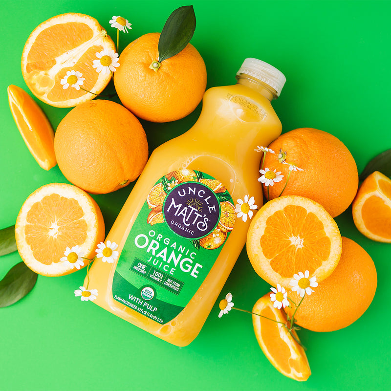 Organic Orange Juice With Pulp 52oz