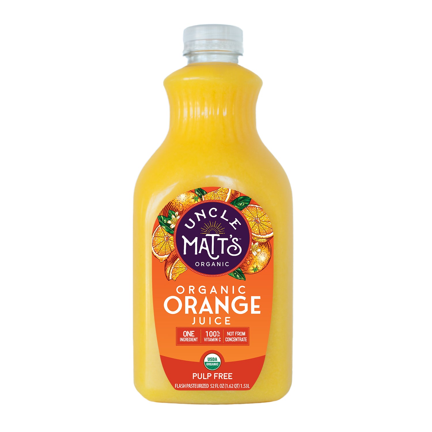 Organic Orange Juice (Pulp Free) 52oz
