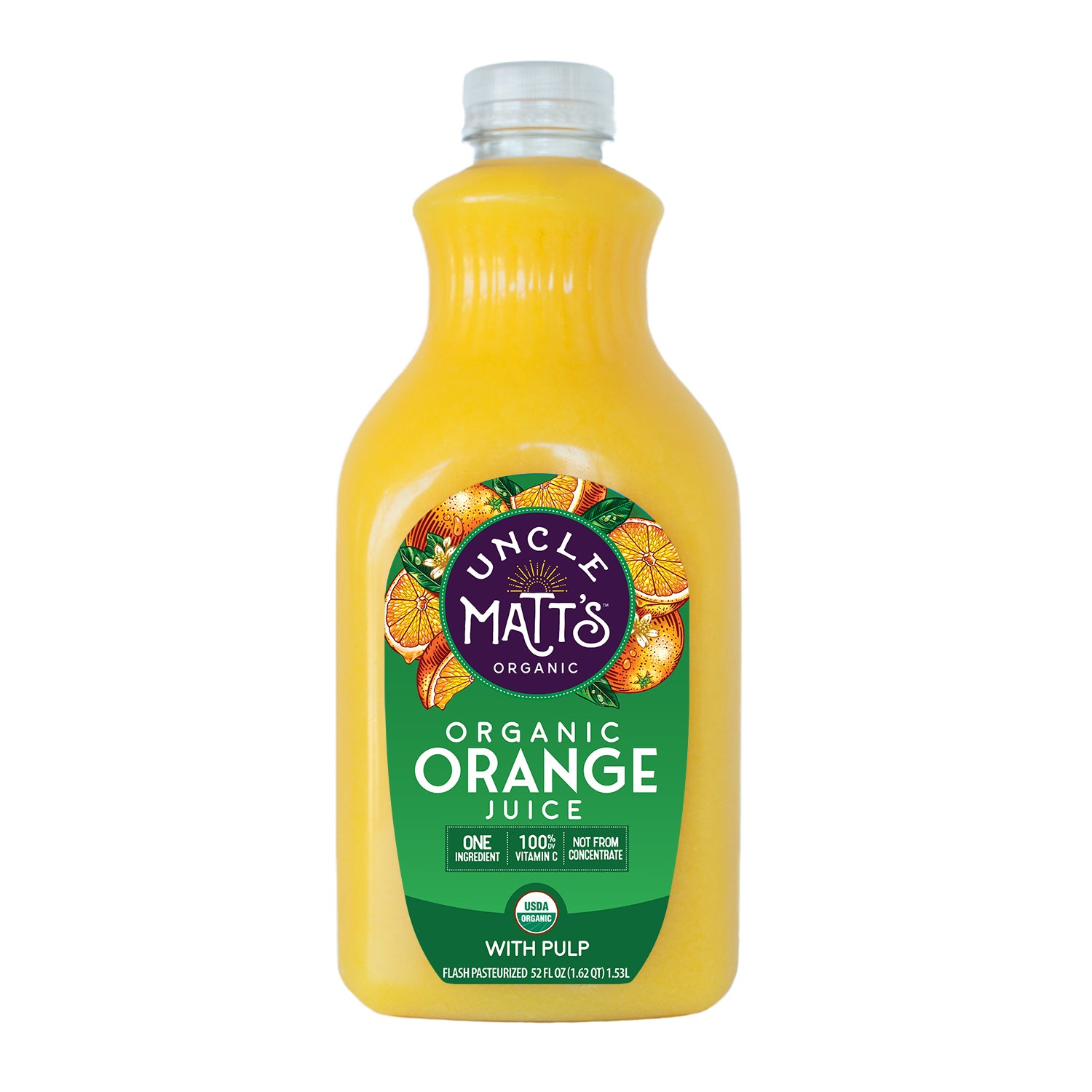 Organic Orange Juice With Pulp 52oz
