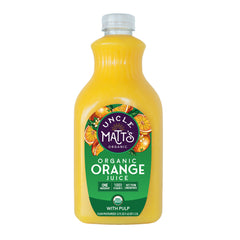Organic Orange Juice with Pulp - 52oz (4 Bottles)