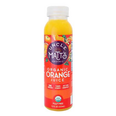 12oz Pulp Free Organic Orange Juice (6 pack)